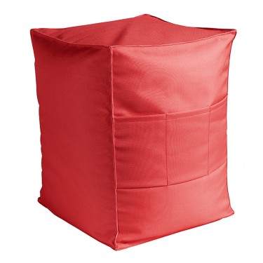 St. Tropez Poef Rood